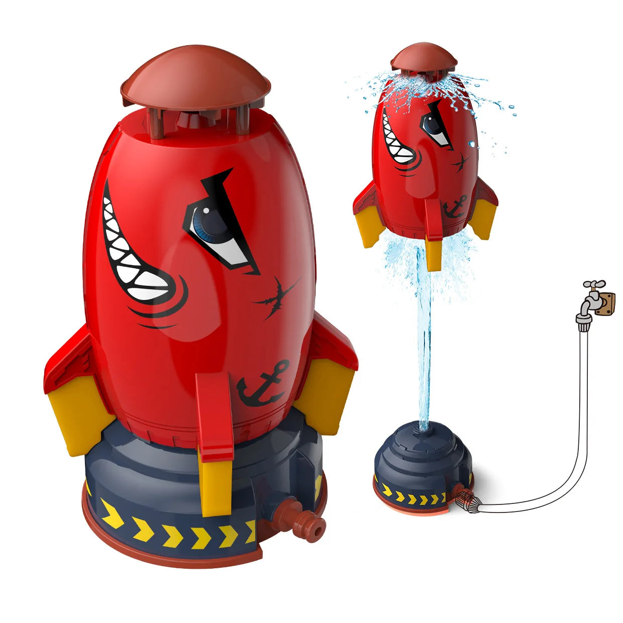 Space Rocket Sprinkler - Curio Gadgets