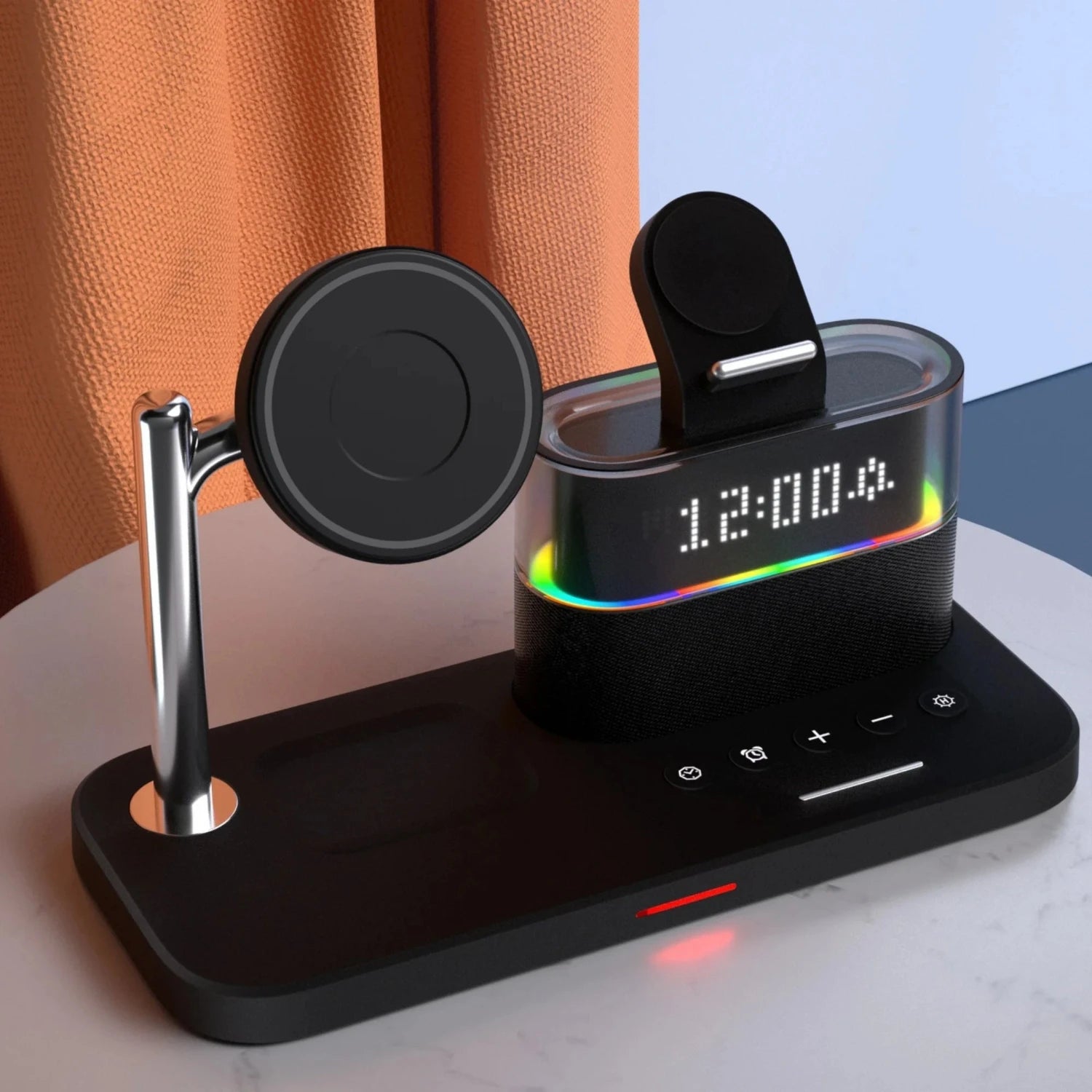 Magnetic Wireless Charging Clock - Curio Gadgets