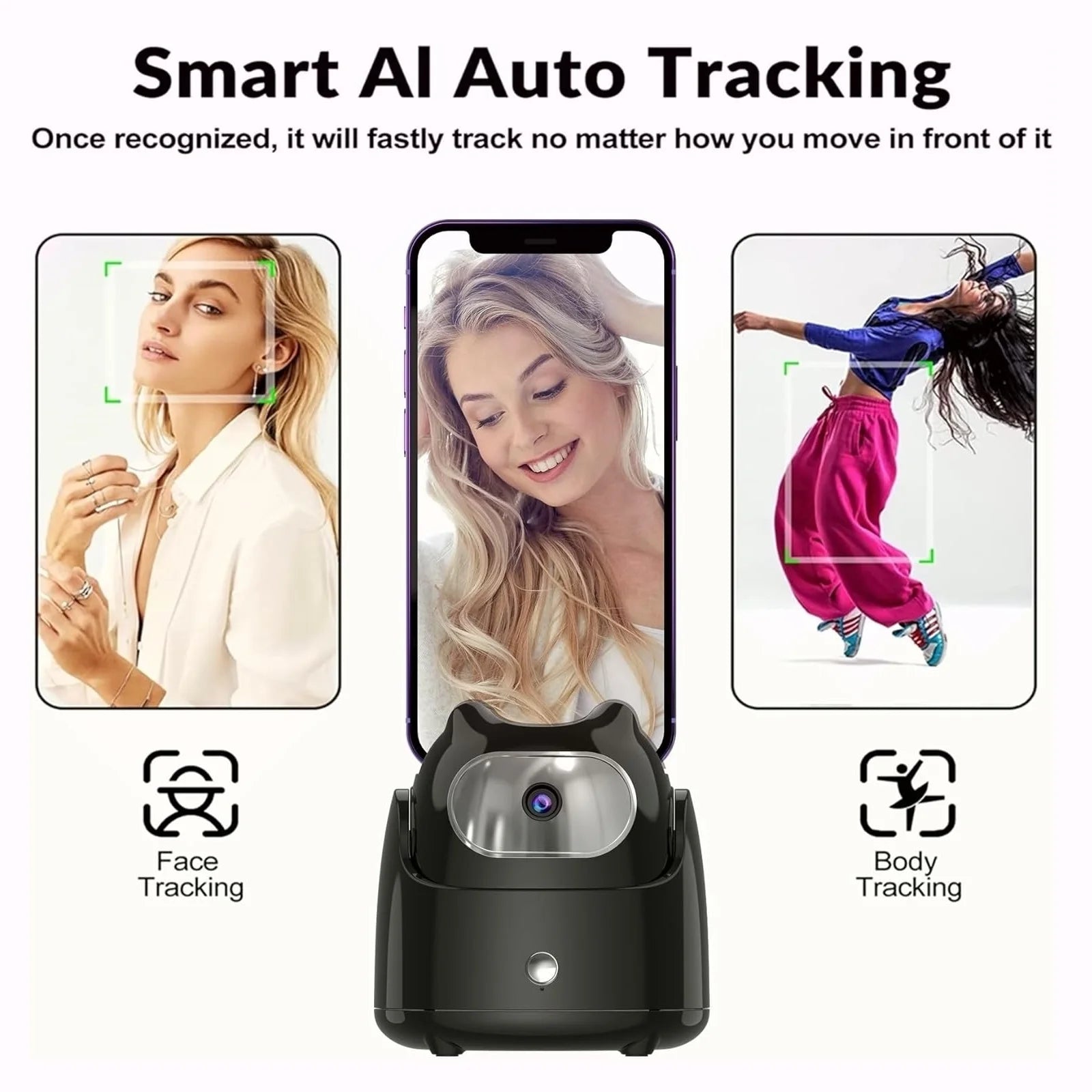 AI Face Recognition Phone Tripod - Curio Gadgets