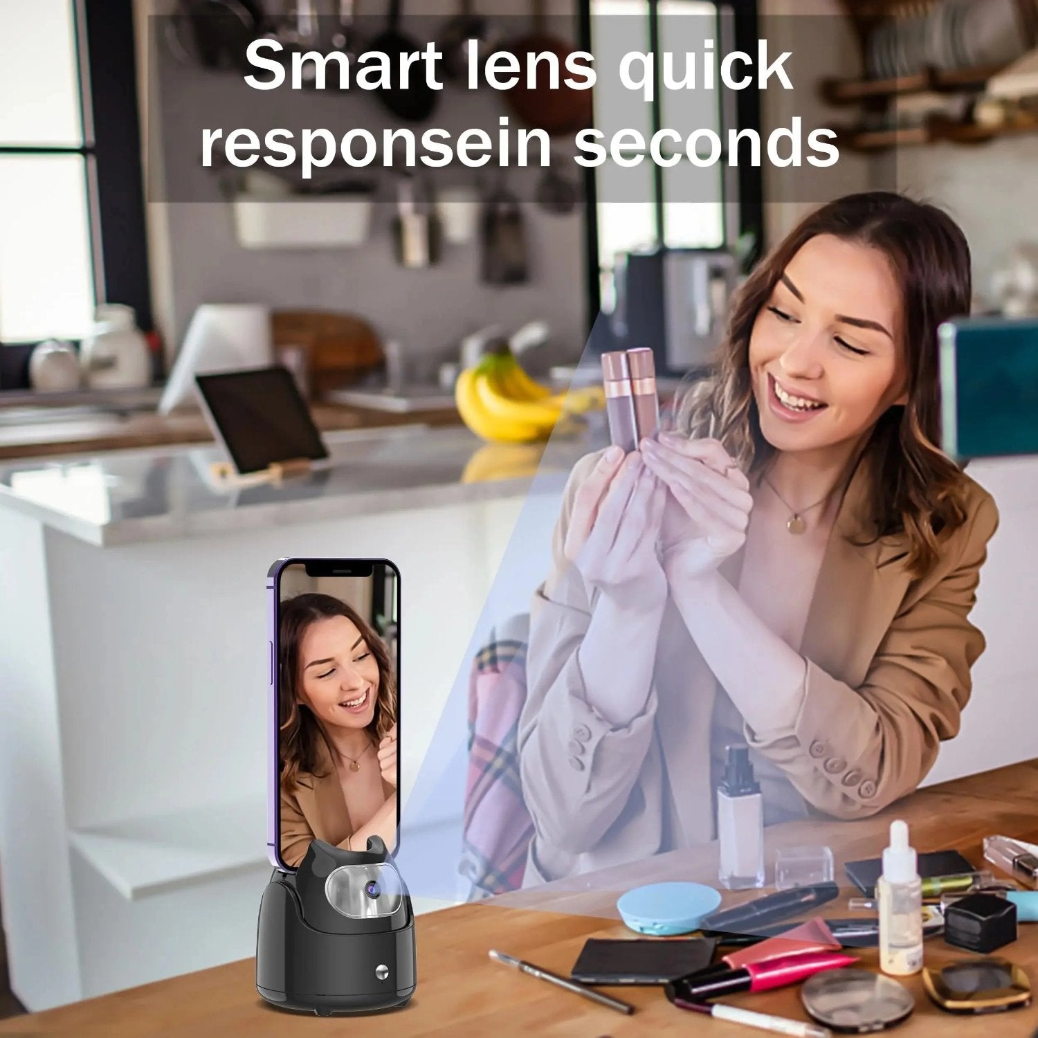 AI Face Recognition Phone Tripod - Curio Gadgets