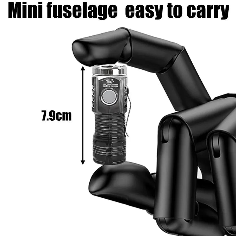 Mini Powerful LED Flashlight - Curio Gadgets