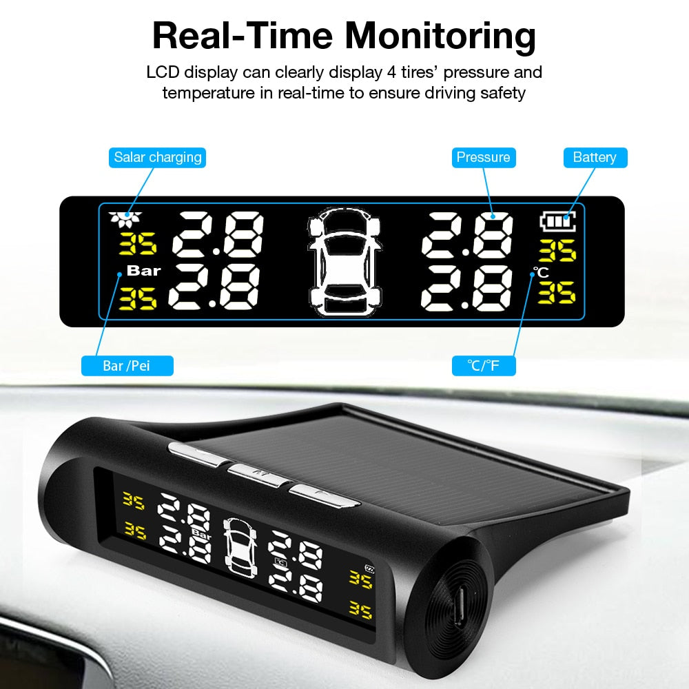 Car Tire Pressure Monitoring System - Curio Gadgets