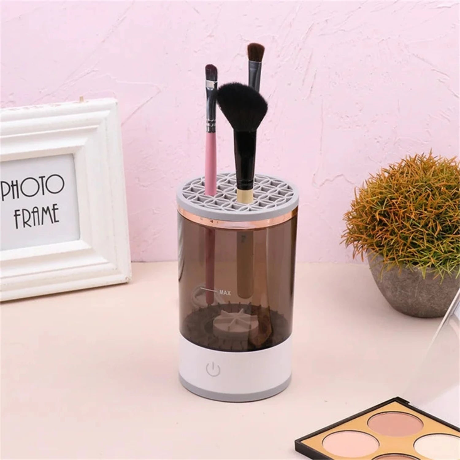 3-in-1 Automatic Makeup Brush Cleaner - Curio Gadgets