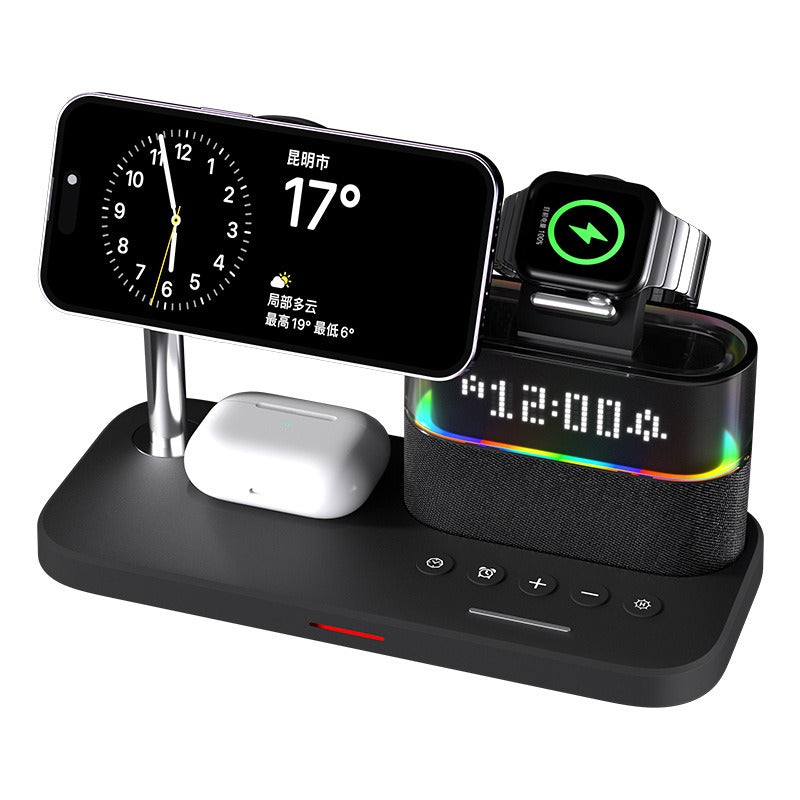 Magnetic Wireless Charging Clock - Curio Gadgets