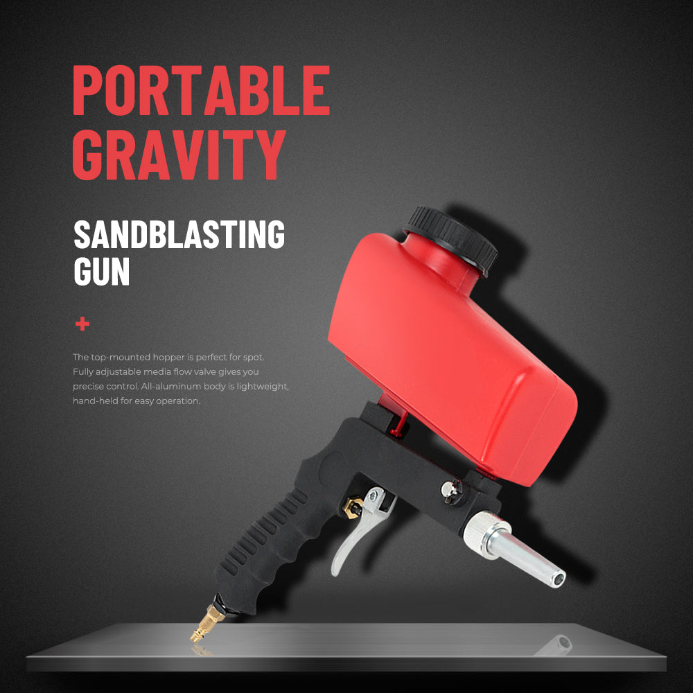 Portable Gravity Sandblasting Gun - Curio Gadgets