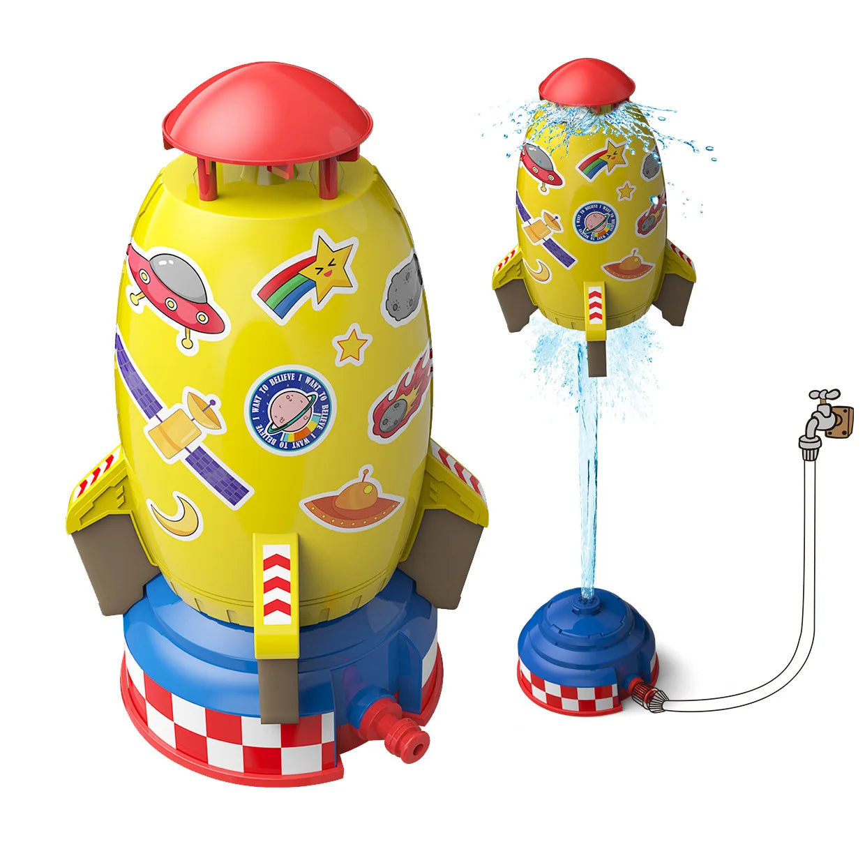 Space Rocket Sprinkler - Curio Gadgets