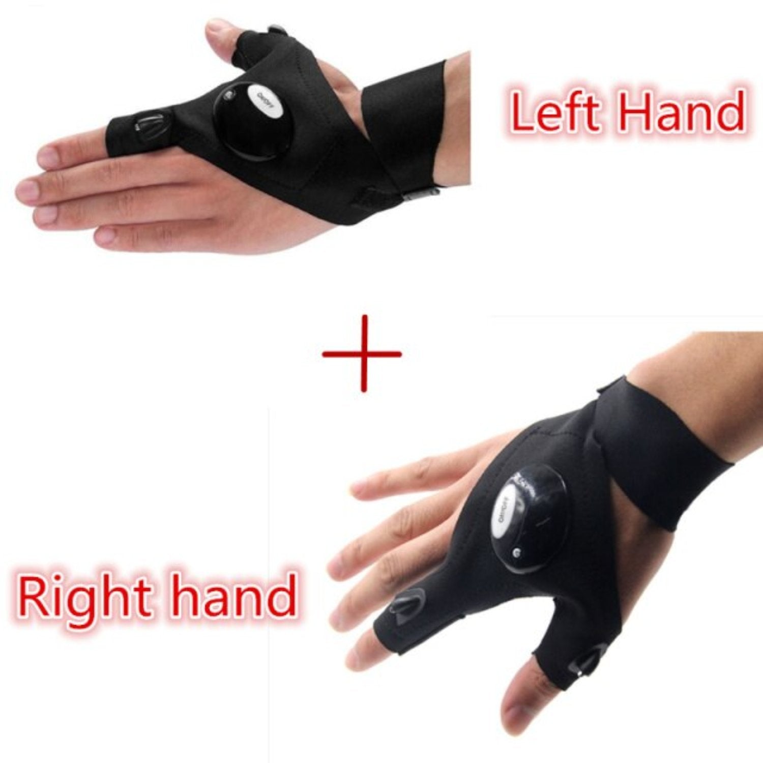 Multifunctional Gloves with Flashlight - Curio Gadgets