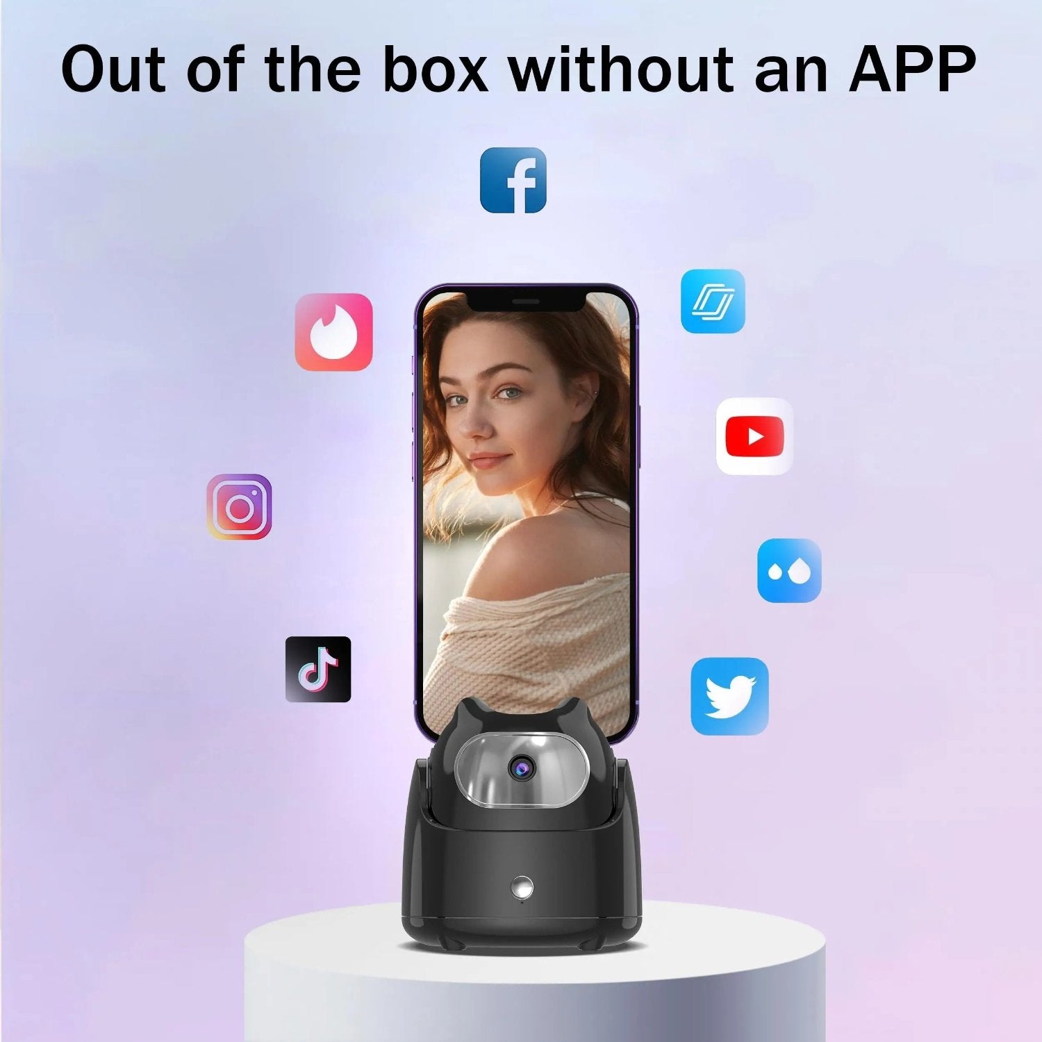 AI Face Recognition Phone Tripod - Curio Gadgets