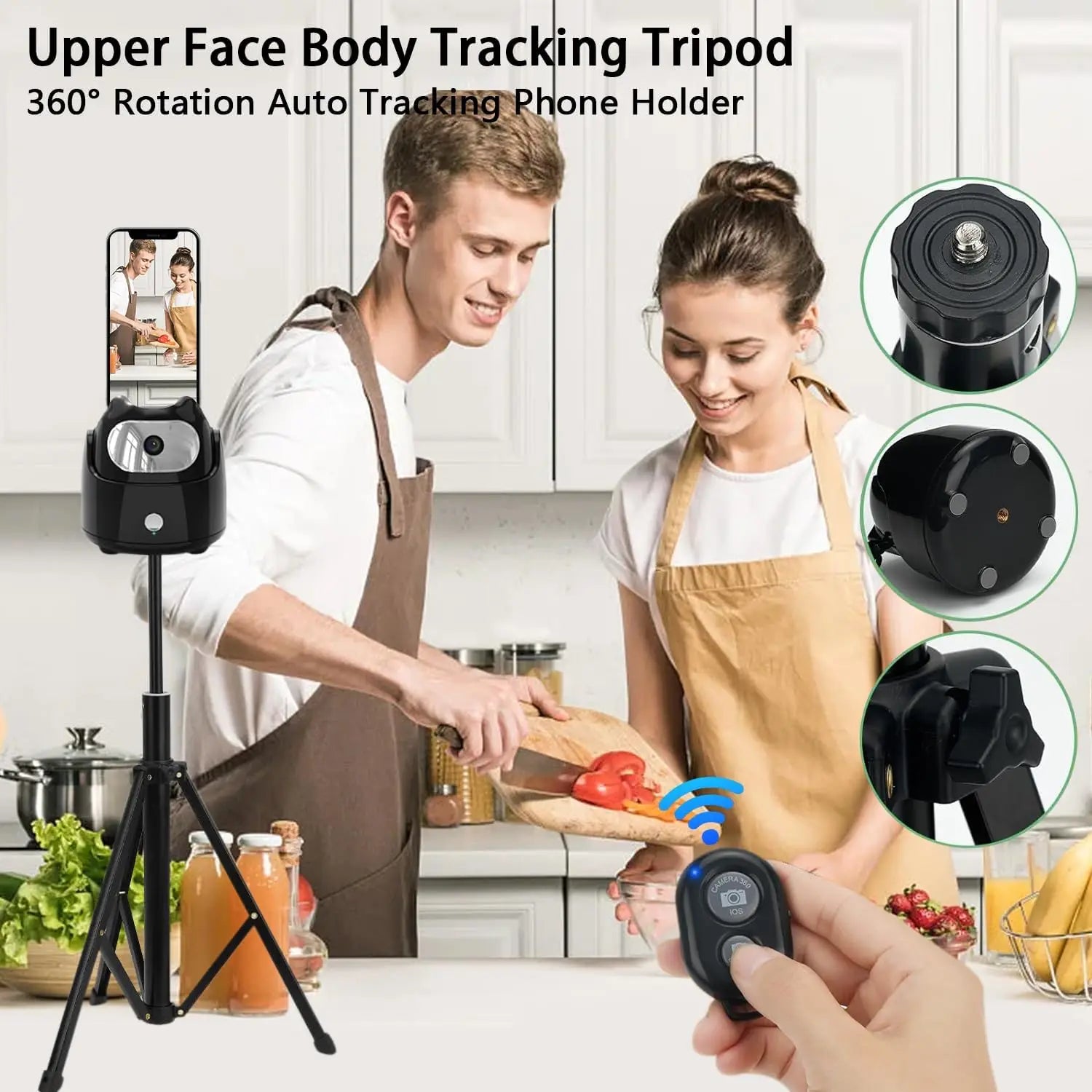 AI Face Recognition Phone Tripod - Curio Gadgets