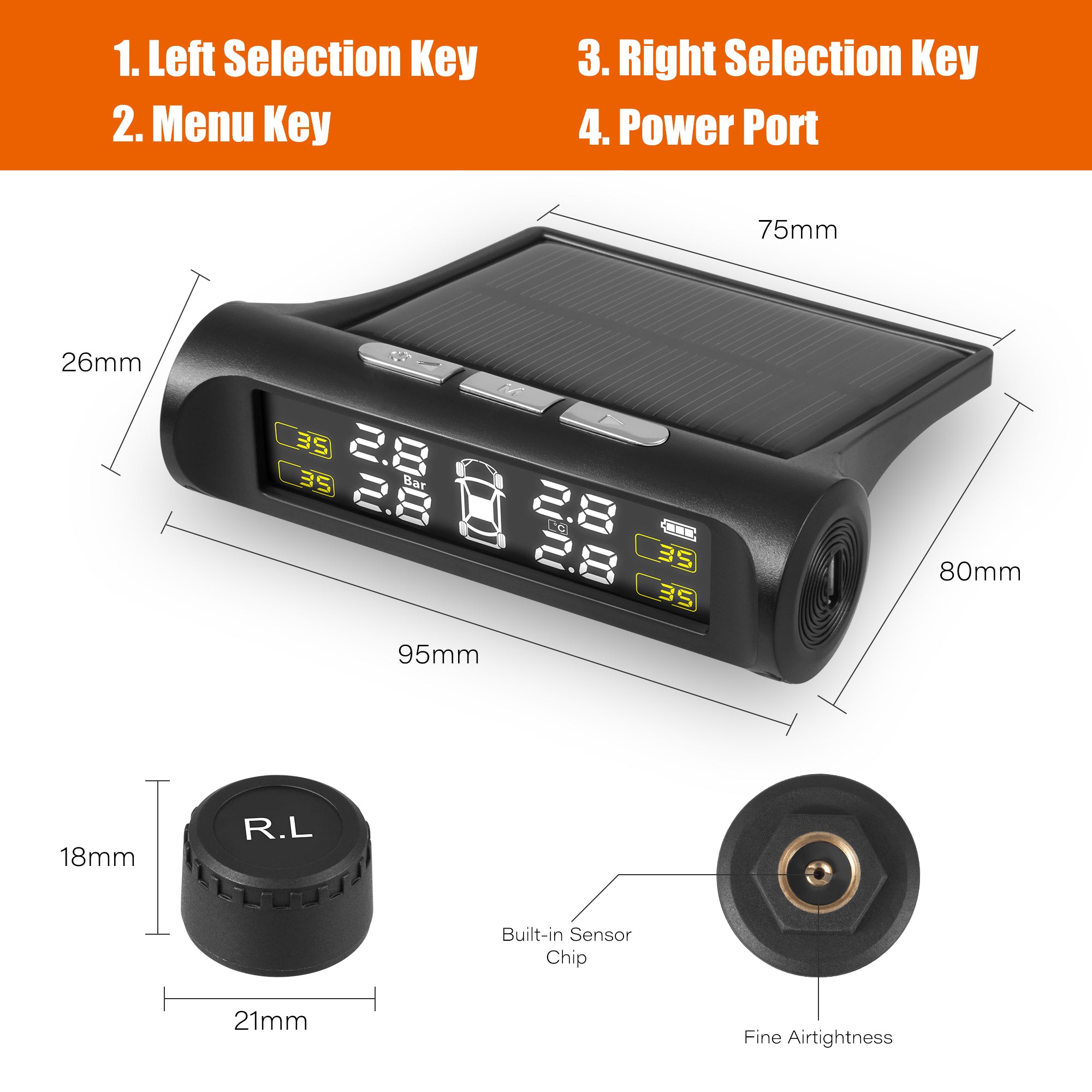 Car Tire Pressure Monitoring System - Curio Gadgets