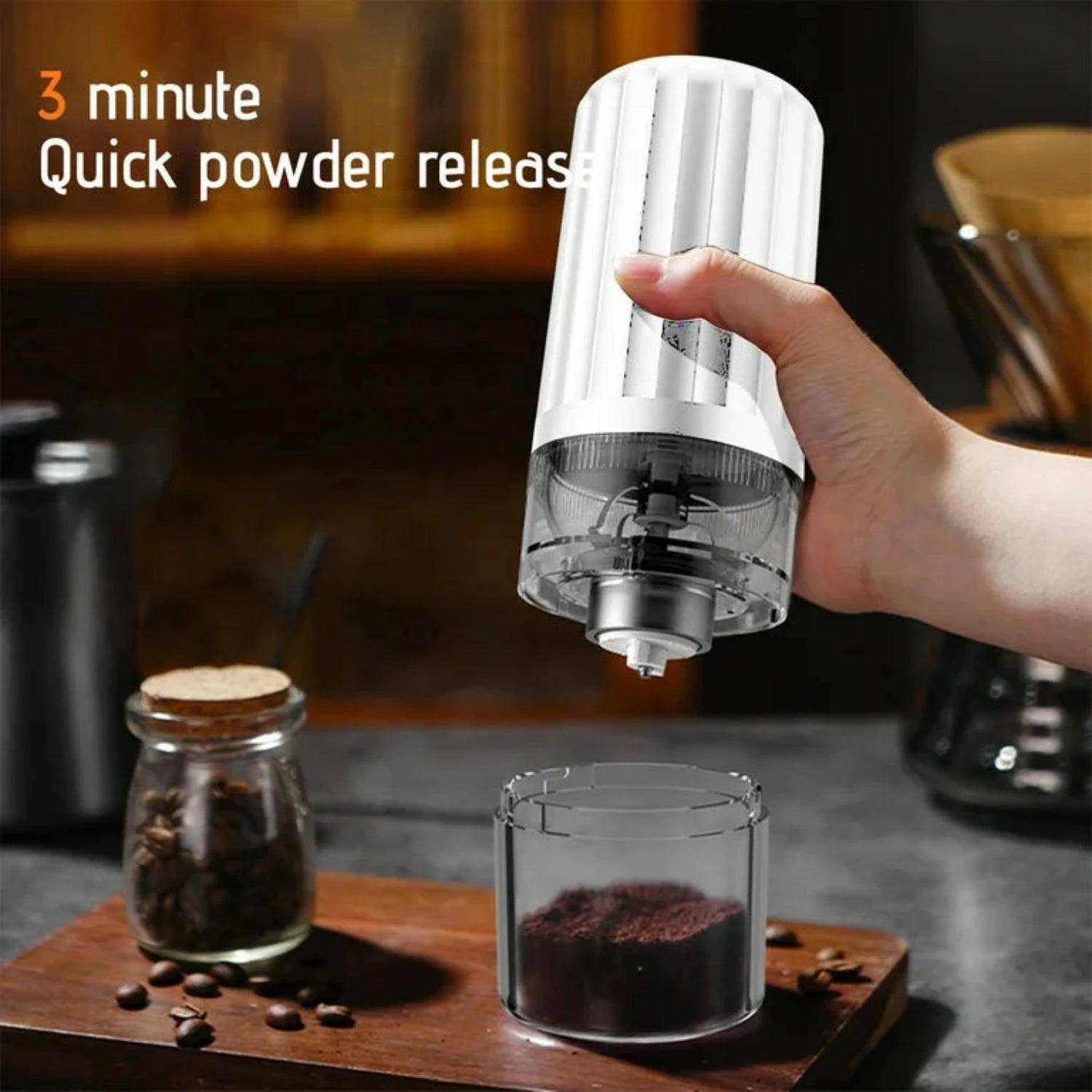 Electric Portable Coffee Grinder - Curio Gadgets